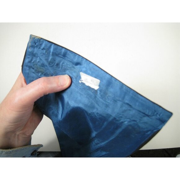 Vintage Asian Chinese Embroidered Silk Art Floral Panel Dragon Rectangle - Picture 5 of 7